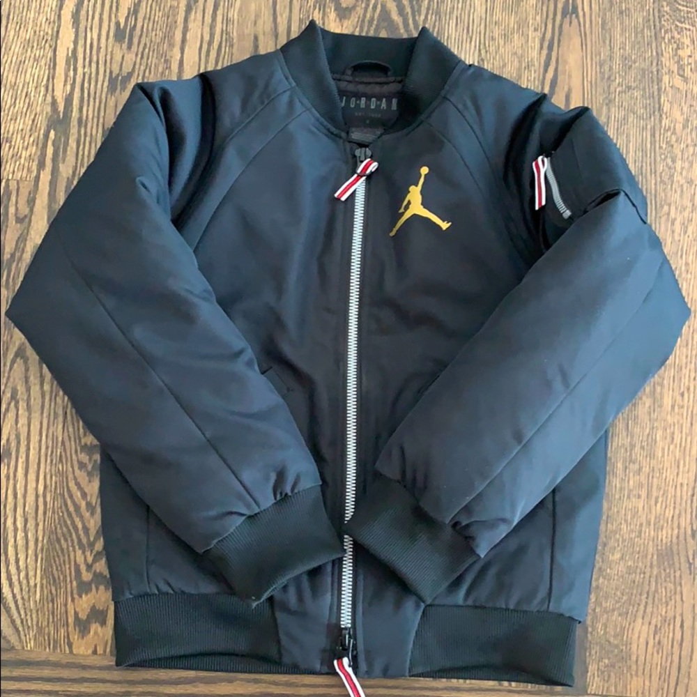 Boys Air Jordan Bomber Jacket-small, black